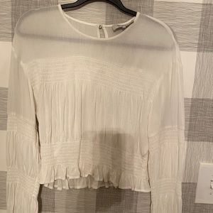 WAYF *Brand New* long sleeve crop top